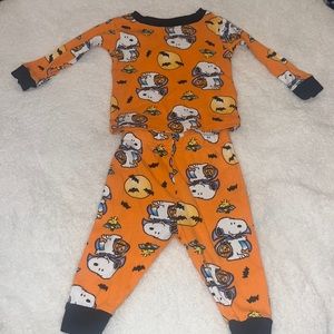 Charlie Brown Halloween pjs